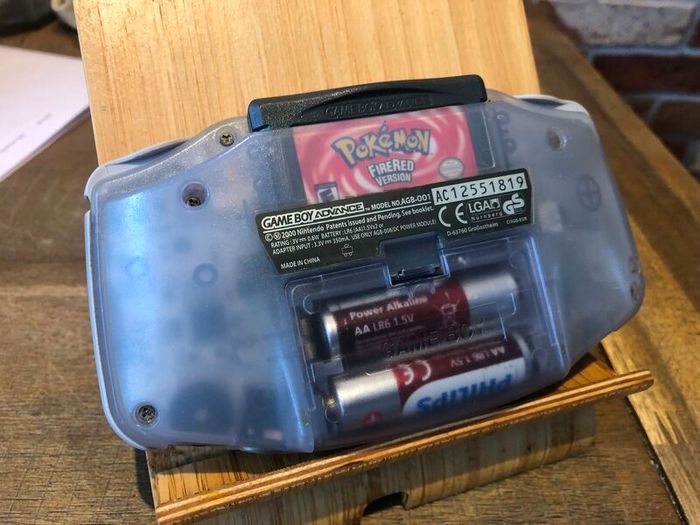 RETRO Heaven - Original Gameboy Advance, original transparent/clear Glacier color #385