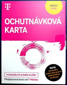 Czech SIM CARD from network T-Mobile 3in1