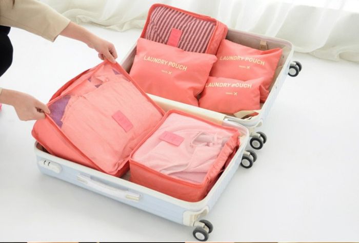 6pcs Foldable Big Capacity Travel Organizer Bags Travel Storage Bag Set