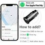 2-in-1 Mini Car Tracker&Car Charger Dual Purpose Find My Real Time GPS Locator Image 2