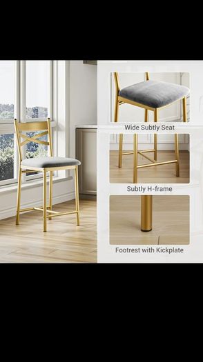 Bar stools set of 4 (New)