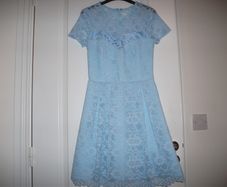 Dress blue lace ASOS size 8.