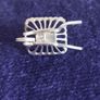 Vintage Silver Pixie In Wheelbarrow Pendant or Charm,NUVO. Image 6