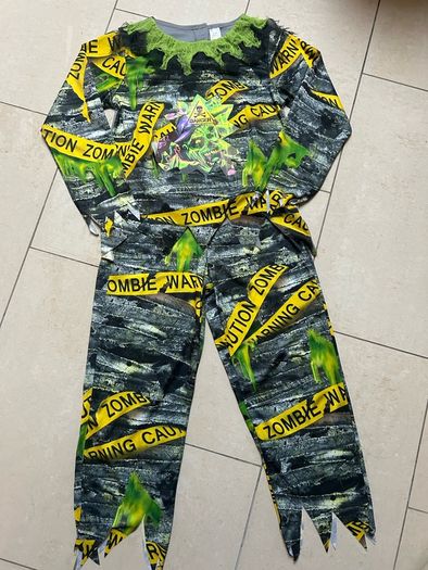 NEW Zombie Halloween two piece age 11-12