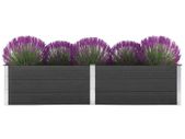 Garden Raised Bed 250x100x54 cm WPC Grey