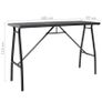 9 Piece Garden Bar Set Black and Grey Image 5