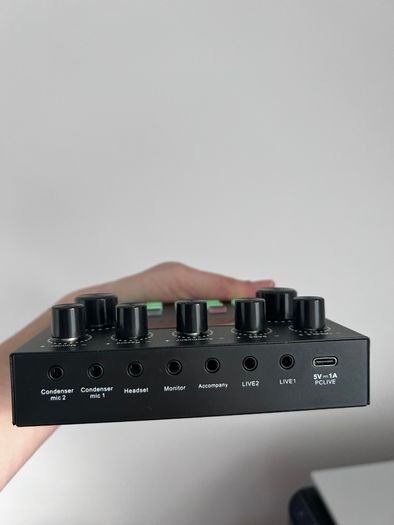Live Sound Card Multi-Purpose Audio Interface