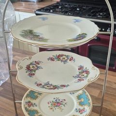 Cake Stands 3-tier x 2 (plates shown not included)