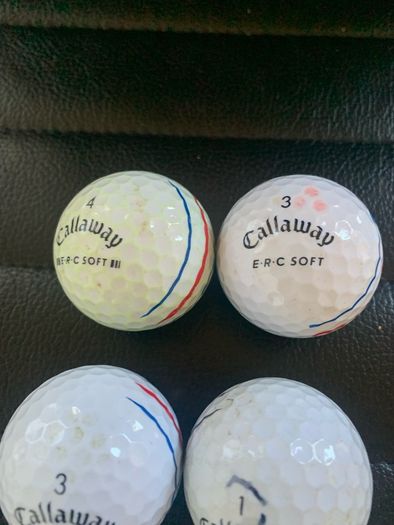(5) Callaway triple track ERC golf balls