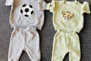 Football and lion king 2 piece sets 3-6 months