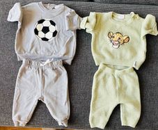 Football and lion king 2 piece sets 3-6 months