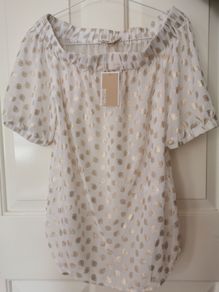 BNWT - Michael kors off shoulder top UK 8