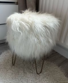 Bedroom set - stool, cushions, rug