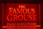 The famous grouse Neon Light
