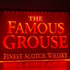 The famous grouse Neon Light