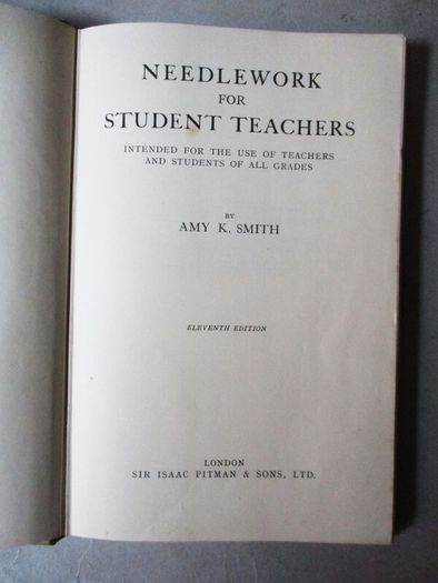 Needlework For Student Teachers