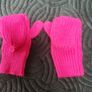 Next pink mittens adult Image 3