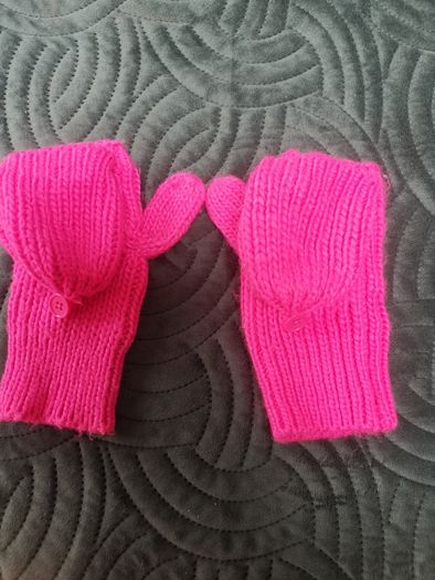 Next pink mittens adult