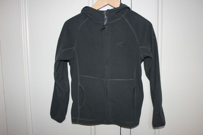 Trespass Boys Grey Micro Fleece Hoodie - Age 7 - 8 Years