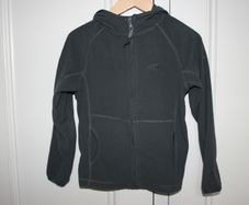 Trespass Boys Grey Micro Fleece Hoodie - Age 7 - 8 Years