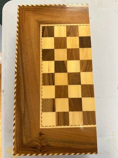 Double-sided Chess & Backgammon Board