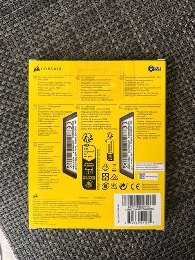 Corsair Vengeance Ram - 32GB 6000MHz