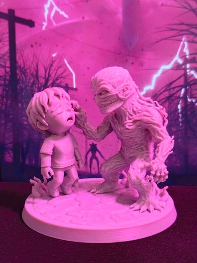 3D Printed Vecna and Will (Stranger Things) Figurine