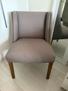 fabric arm chair
