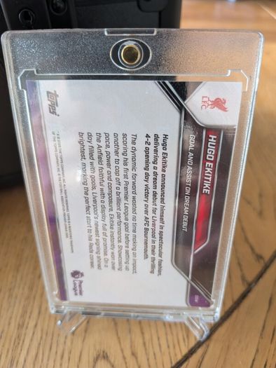 Hugo Ekitike Liverpool Topps Now card