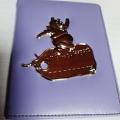 passport genuine leather cover winnie the pooh
