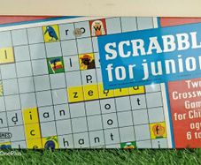 Scrabble For Juniors 1960's Spears Board Game - SEALED