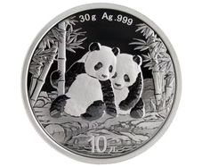 2026 China 10 Yuan 30g Silver Bullion Coin - Panda BU (In Capsule)