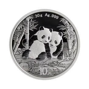 2026 China 10 Yuan 30g Silver Bullion Coin - Panda BU (In Capsule)