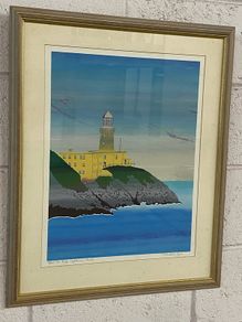 print Siobhan Doyle The Baily Lighthouse, Howth giclee print edition 33/120