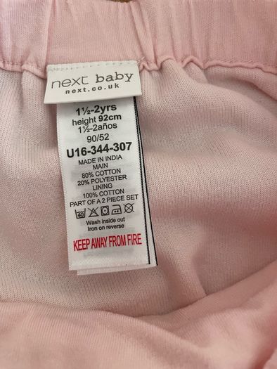 Gilrs Pink Dungaree 1,5- 2 years 18-24 months