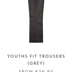 Swords Community College uniform trouserssize 12-13