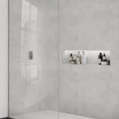 NEW Merlyn 900  chrome wetroom panel 8w90