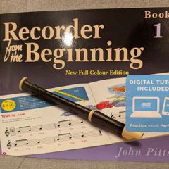 Recorder for Beginners book