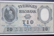 Sweden 1954.10 Kronor.A/Uncirculated Banknote.Over 260 items listed.