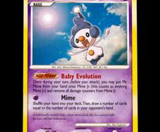 Mime Jr. Lv.5 90/130 Baby Common Diamond and Pearl Base Set Pokemon Card
