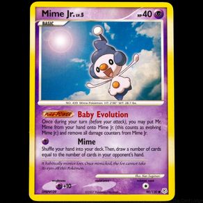 Mime Jr. Lv.5 90/130 Baby Common Diamond and Pearl Base Set Pokemon Card