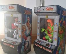 WWE x Street Fighter Elite Figures  Rey Mysterio & Ultimate Warrior