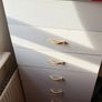 White 5-Drawer Chest of Drawers Image 2