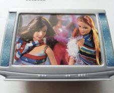 Vintage Barbie House TV Cassette Player