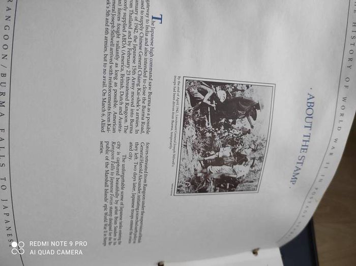 The History of World War II in the postage stamps