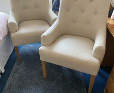 Linen chairs