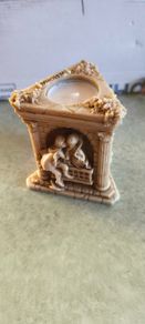 Verona Romeo and Juliet Stone Effect Candle Holder Souvenir