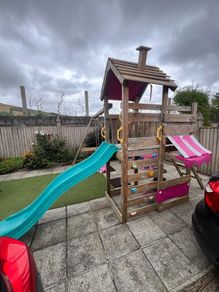 Large Wooden Kids Climbing Frame / Play Centre