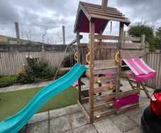 Large Wooden Kids Climbing Frame / Play Centre