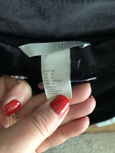 Velvet Trousers Size 12